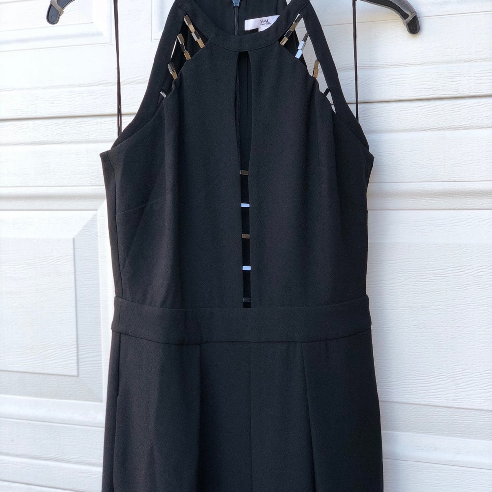 ZAC Zac Posen Sleeveless Wide Leg Jumpsuit - Picture 4 of 8